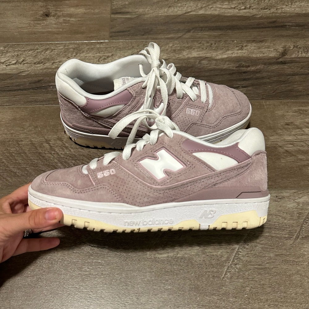 New Balance 550 Lilac Chalk 8